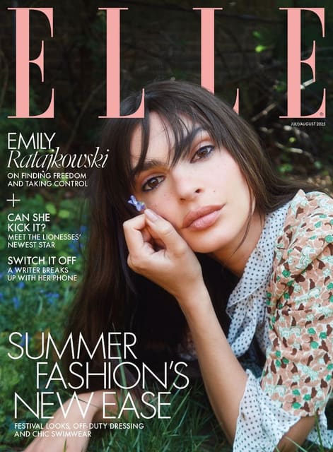 Elle UK July/August 2025 Cover — Elle UK