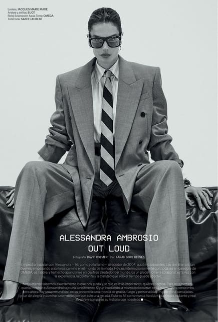 ALESSANDRA AMBROSIO OUT LOUD — M Revista de Milenio