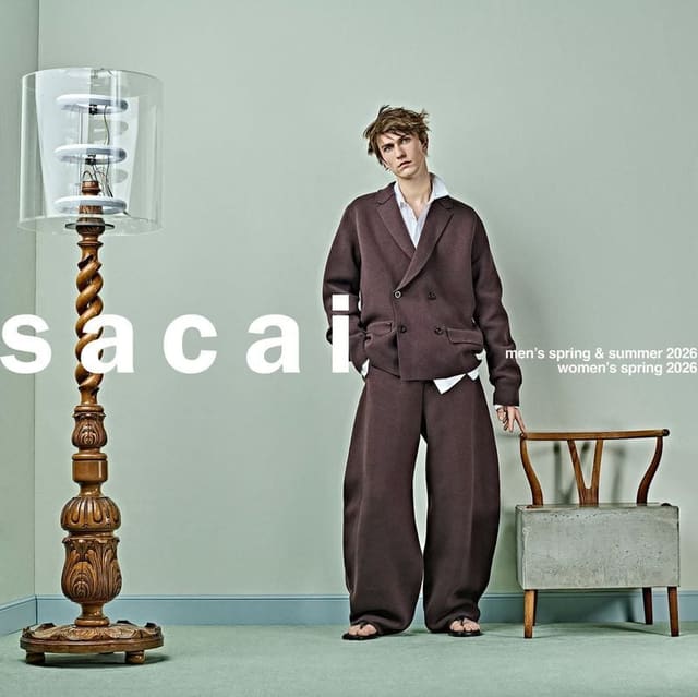 Sacai S/S 26 Men's & Resort 2026 Collection — Sacai