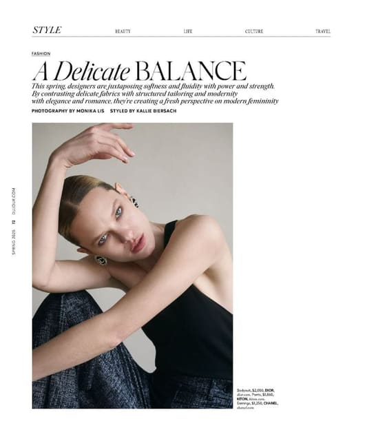 A Delicate Balance — Dujour