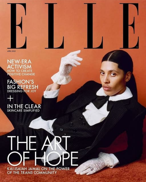 Elle UK April 2025 Cover — Elle UK