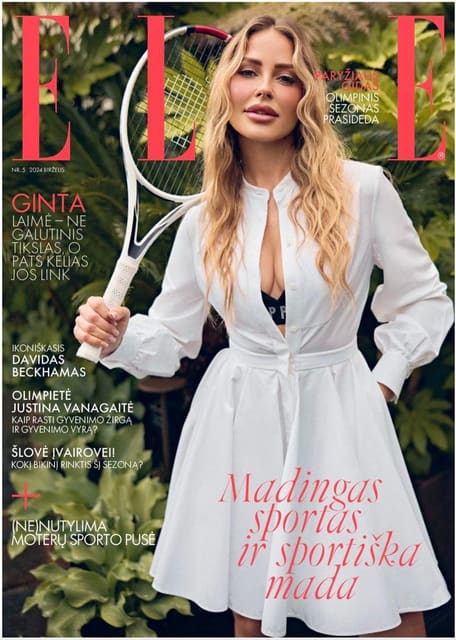 Elle Lithuania June 2025 Cover — Elle Lithuania