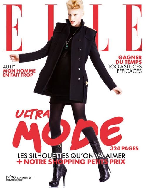 Elle Belgium September 2011 Cover — Elle Belgium