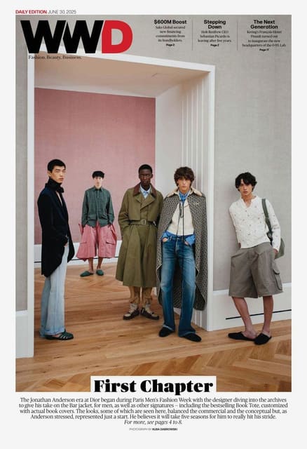 WWD June 30th 2025 Cover - Dior Men's — WWD