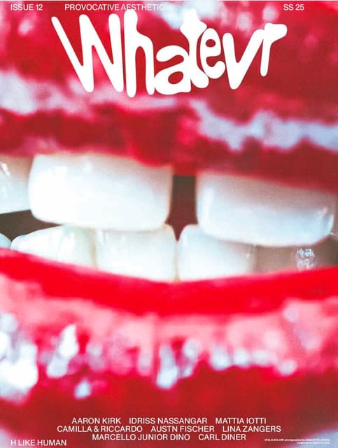 Whatevr Magazine Issue 12 S/S 25 Covers — Whatevr Magazine