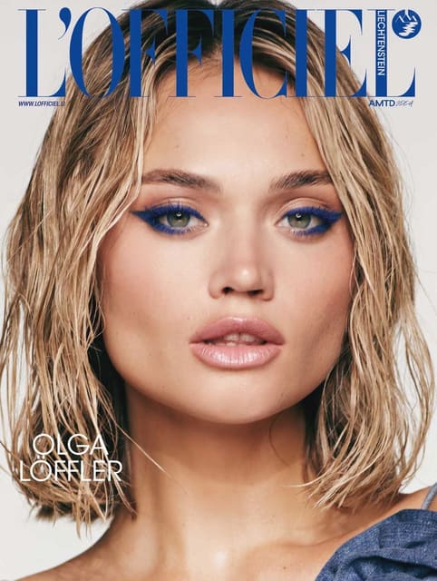 L'Officiel Liechtenstein Digital Cover Model Olga Loeffler — L'Officiel Liechtenstein