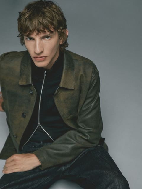 LEATHER — Massimo Dutti