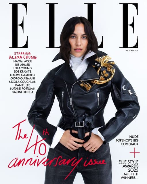 Elle UK October 2025 Covers — Elle UK