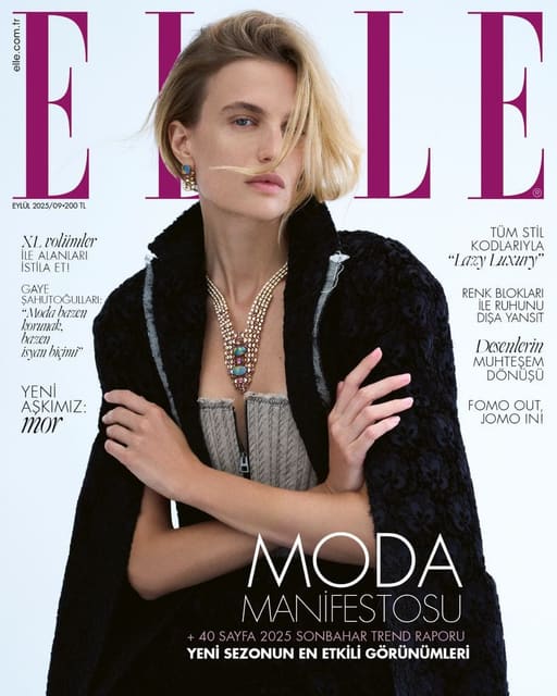 Elle Türkiye September 2025 Cover — Elle Türkiye