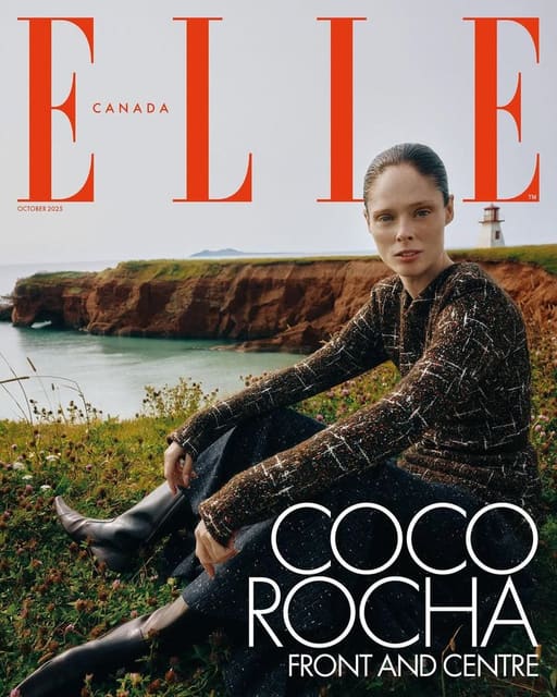 Elle Canada October 2025 Cover by Sacha ... — Elle Canada