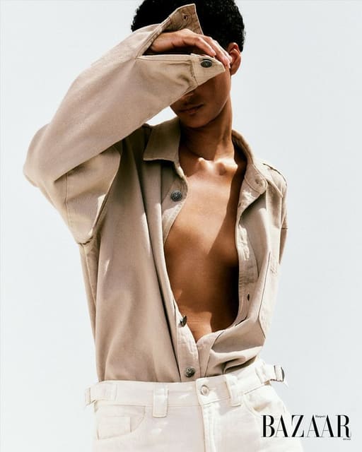 Jeans Refle-tido — Harper's Bazaar Brazil