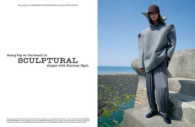 Going big on the beach in SCULPTURAL sha... — The Gentlewoman