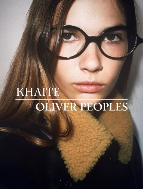 Khaite x Oliver Peoples Eyewear Campaign — Khaite
