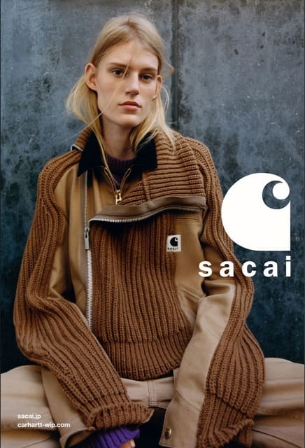 Sacai x Carhartt WIP FW25 Campaign — Sacai