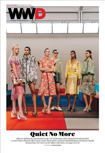 WWD September 2025 Cover — WWD