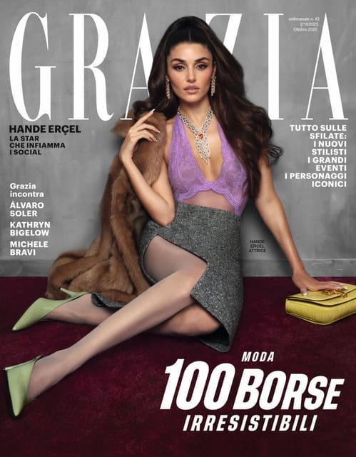Hande Erçel Grazia Italy October 2025 Co... — Grazia Italy