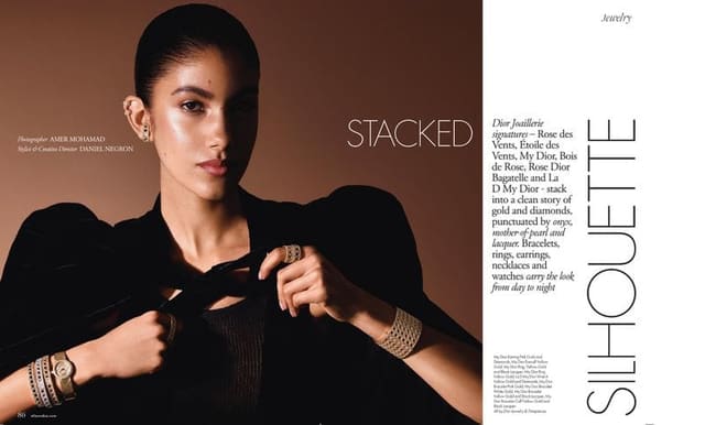 Stacked Silhouette Dior Special — Elle Arabia