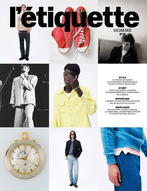 L'Etiquette Homme Magazine #15 Fall/Winter 2025 Covers — L'Étiquette Magazine