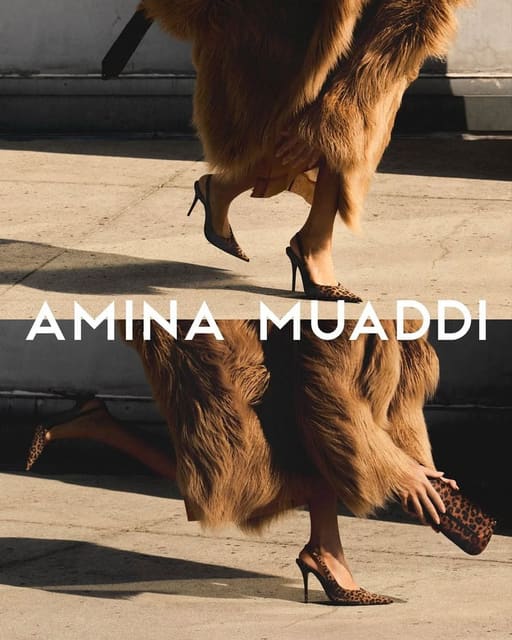 Amina Muaddi F/W 2025 Campaign — Amina Muaddi