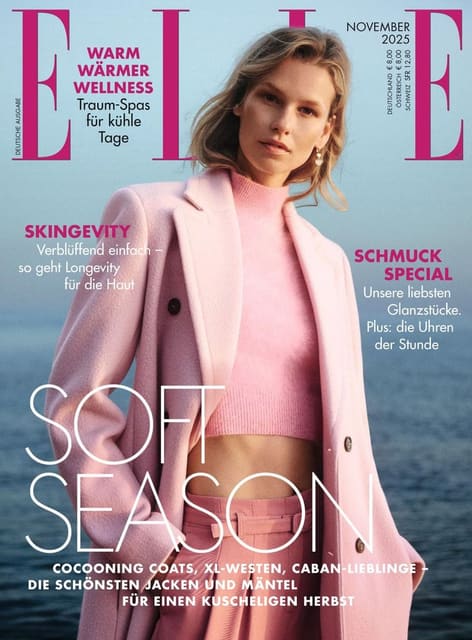 Elle Germany November 2025 Cover — Elle Germany