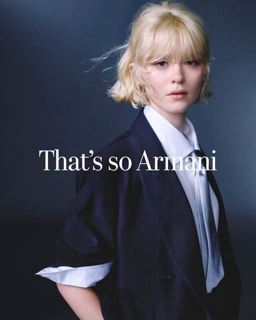 That's So Armani - Maisie Peters — Giorgio Armani