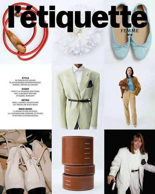 L'Étiquette Magazine Femme N°6 Cover — L'Étiquette Magazine Femme