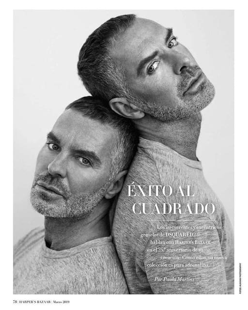 DSquared2, i fratelli Caten raccontano i... — Harper's Bazaar España