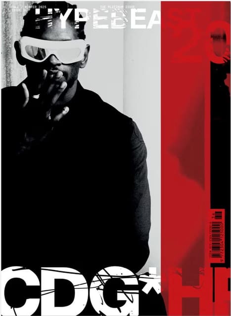 Hypebeast October 2025 Cover - Asap Nast x CDG — Hypebeast