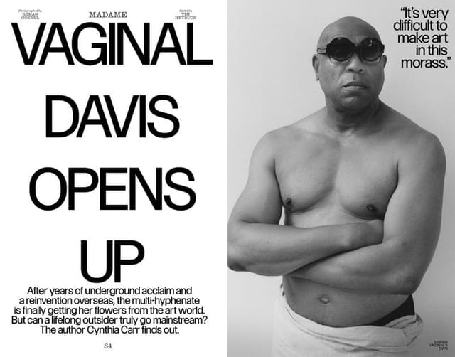 Vaginal Davis Opens Up — Interview Magazine