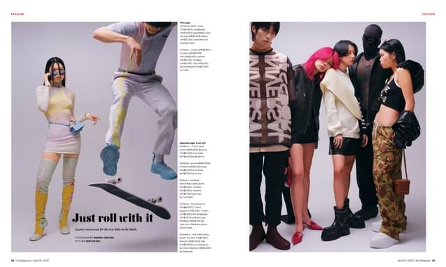 JUST ROLL WITH IT — SCMP Style South China Morning Post Style Magazine