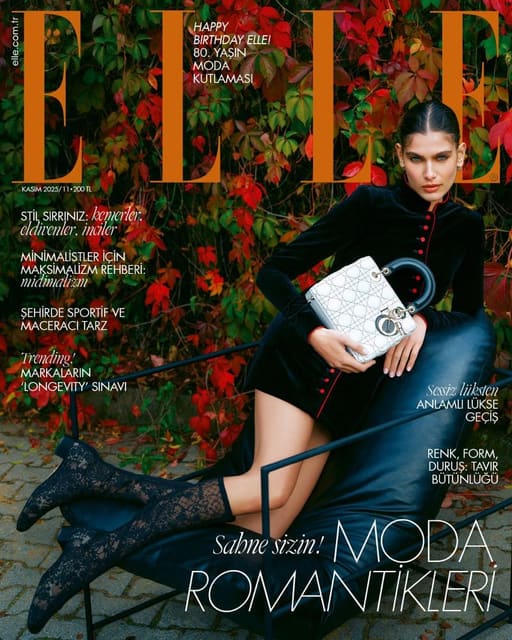 Elle Türkiye November 2025 Cover — Elle Türkiye