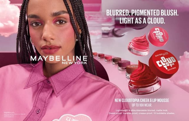 Cloudtopia cheek & lip mousse — Maybelline