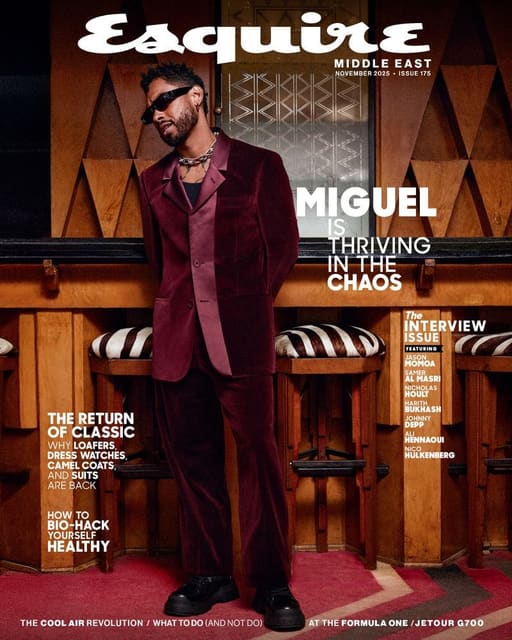 Esquire Middle East November 2025 Cover — Esquire Middle East
