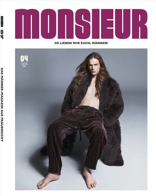 Monsieur Magazin Germany December 2025 Cover — Monsieur Magazin Germany
