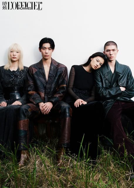 Autumn Solitude in the Pavilion bridge — L'Officiel Hommes China