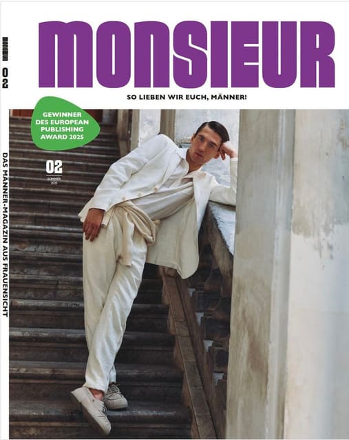 Monsieur Magazin Germany July 2025 Cover — Monsieur Magazin Germany