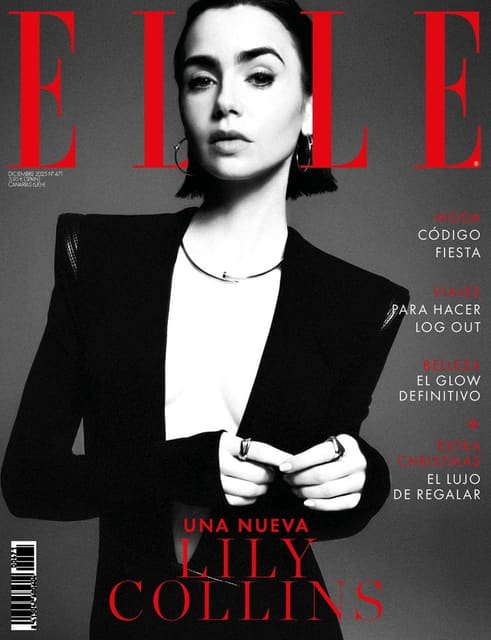 Elle Spain December 2025 Cover - Lily Co... — Elle Spain