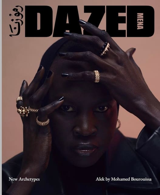 Alek Wek by Mohamed Bourouissa — Dazed MENA