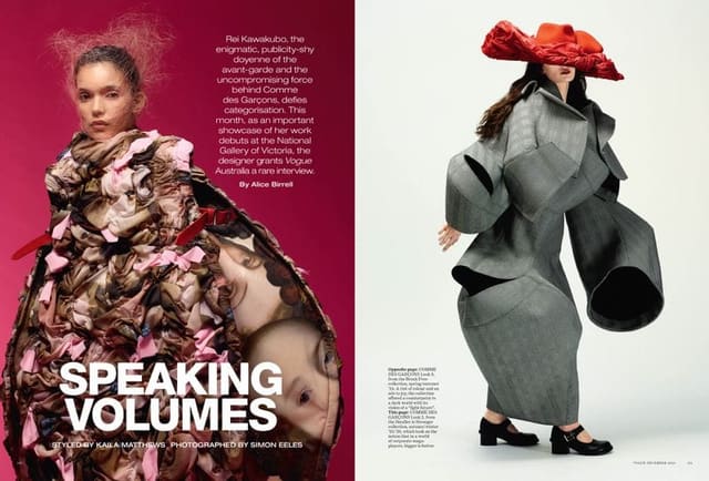 Speaking Volumes — Vogue Australia