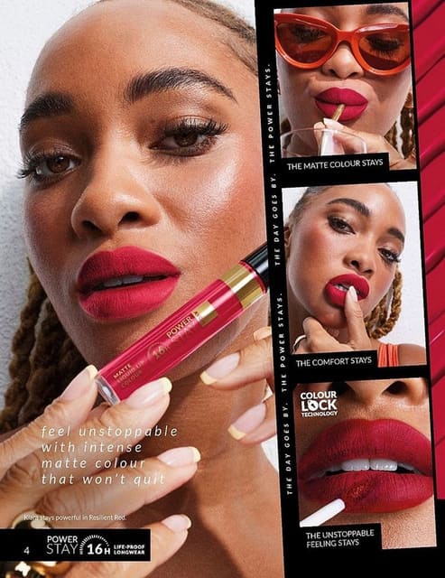 Powerstay Vinyl Lip Campaign — AVON