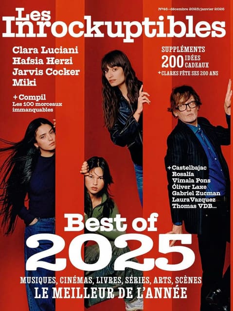 Les Inrockuptibles December 2025 Cover — Les Inrockuptibles