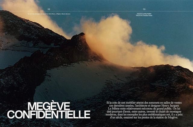 MEGÈVE CONFIDENTIELLE — M Le magazine du Monde