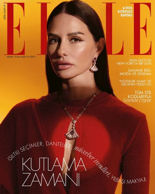 Elle Türkiye December 2025 Cover — Elle Türkiye