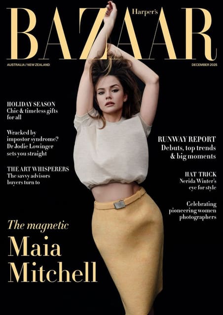 The Magnetic Maia Mitchell — Harper's Bazaar Australia