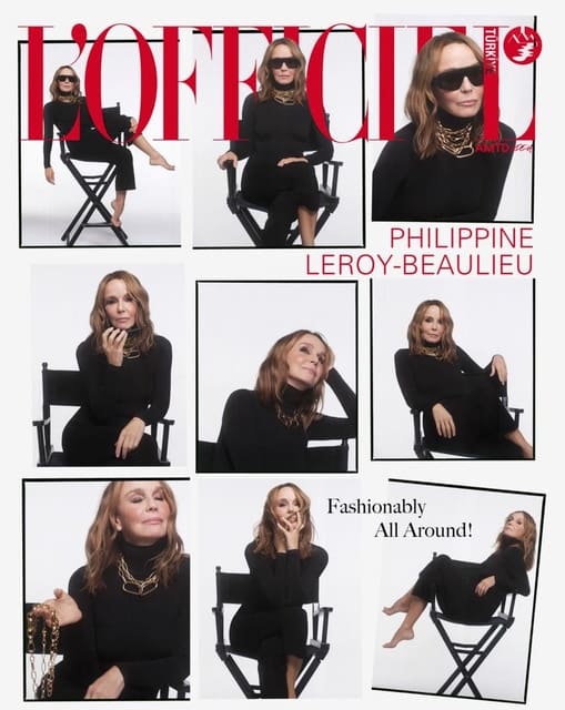 Philippine Leroy Beaulieu for L'Officiel Turkey December 2025 Cover — L'Officiel Turkey