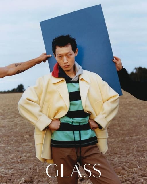 Colour blocked Talent — Glass Magazine