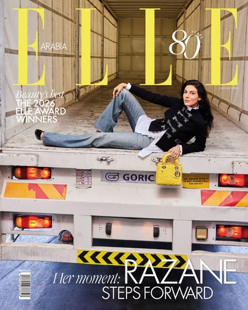 Elle Arabia January 2026 Cover — Elle Arabia