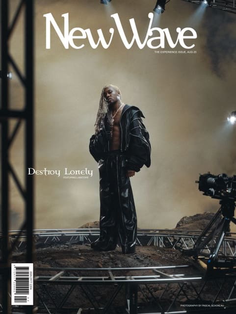 New Wave Magazine April 2025 Cover - Destroy Lonely, photo by Pascal Schonlau — New Wave Magazine