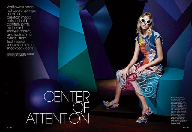 Center of Attention — Elle U.S.