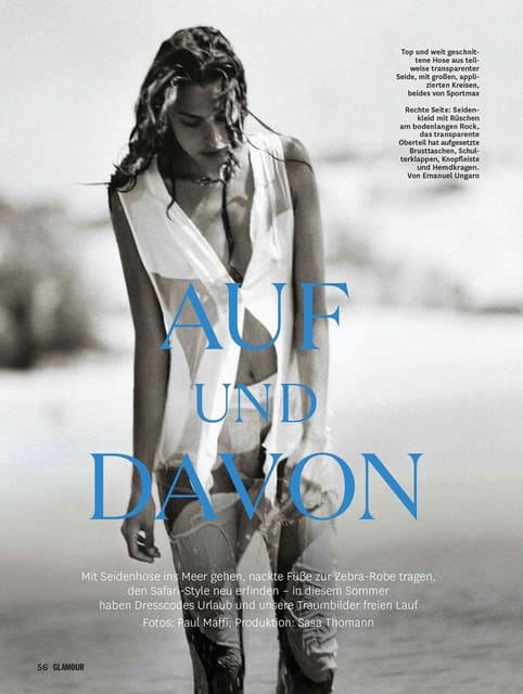 Auf Und Davon — Glamour Germany